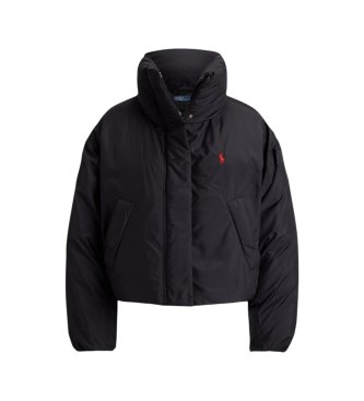 Polo Ralph Lauren Korte zwarte gewatteerde donsjas