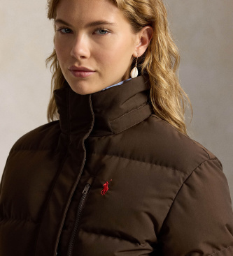 Polo Ralph Lauren Piumino trapuntato marrone