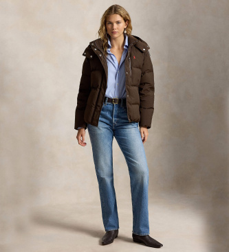 Polo Ralph Lauren Piumino trapuntato marrone