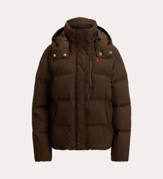 Polo Ralph Lauren Piumino trapuntato marrone