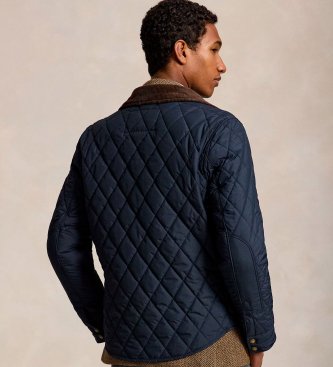 Polo Ralph Lauren Giacca trapuntata blu navy di Beaton