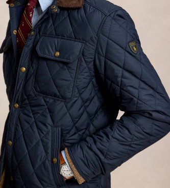 Polo Ralph Lauren Giacca trapuntata blu navy di Beaton