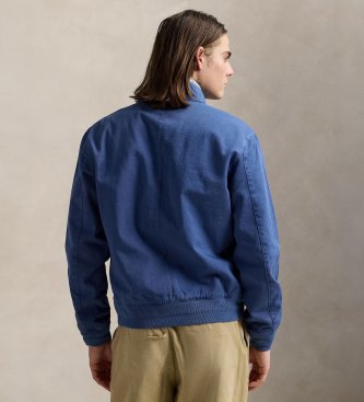 Polo Ralph Lauren Casaco Bedford em tecido chino azul