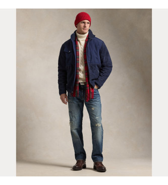 Polo Ralph Lauren Giubbotto in shearling blu scuro