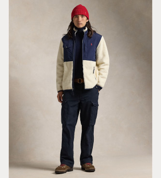 Polo Ralph Lauren Borreguito Jacke navy, beige