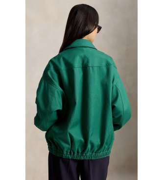 Polo Ralph Lauren Zelena bomba?na vetrovka v oversize kroju