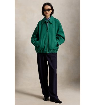 Polo Ralph Lauren Zelena bomba?na vetrovka v oversize kroju