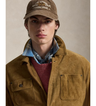 Polo Ralph Lauren Chaqueta de ante marr�n