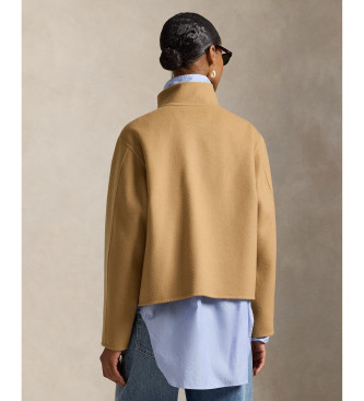 Polo Ralph Lauren Brun dobbeltsidet uldjakke