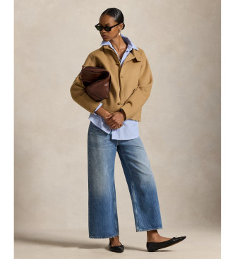 Polo Ralph Lauren Brun dobbeltsidet uldjakke