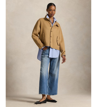 Polo Ralph Lauren Brun dobbeltsidet uldjakke