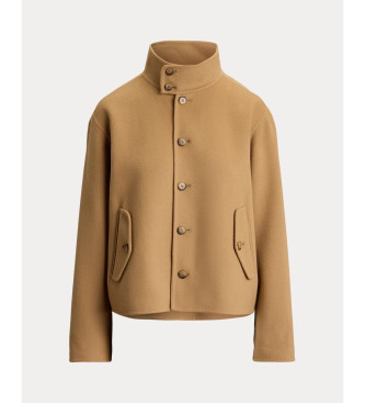 Polo Ralph Lauren Brun dobbeltsidet uldjakke