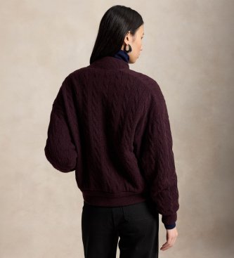Polo Ralph Lauren Burgundy Wool and Cashmere Jacket