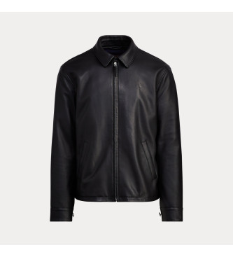 Polo Ralph Lauren Smooth Leather Jacket black