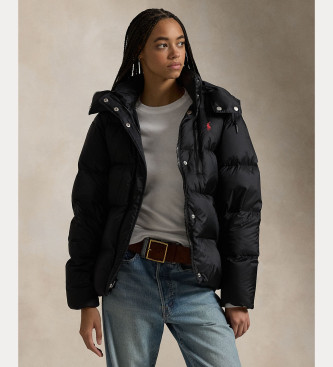 Polo Ralph Lauren Wasserabweisende gesteppte Daunenjacke schwarz