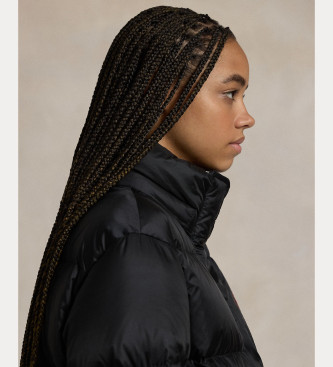 Polo Ralph Lauren Wasserabweisende gesteppte Daunenjacke schwarz