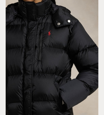 Polo Ralph Lauren Wasserabweisende gesteppte Daunenjacke schwarz