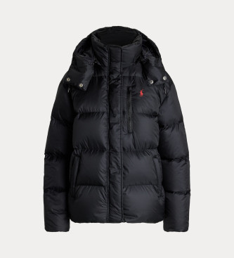 Polo Ralph Lauren Wasserabweisende gesteppte Daunenjacke schwarz