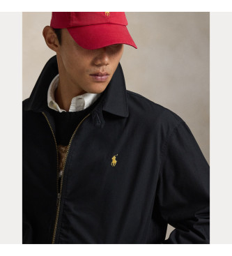 Polo Ralph Lauren Popeline-Jacke schwarz