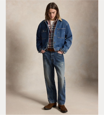 Polo Ralph Lauren Giacca di jeans in velluto a coste blu