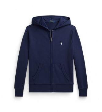 Polo Ralph Lauren Mikina s kapuco mornarske barve