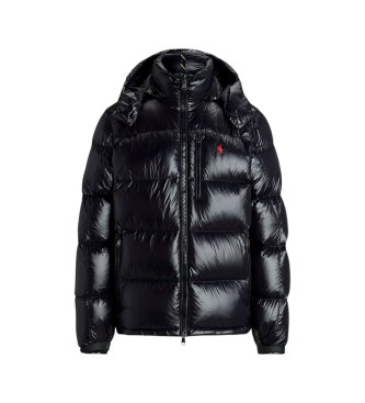 Polo Ralph Lauren Jaqueta Gorham brilhante de plumas preta
