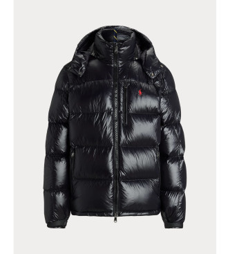 Polo Ralph Lauren Gorham shiny down jacket black