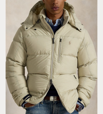 Polo Ralph Lauren Gorham beige down jacket 