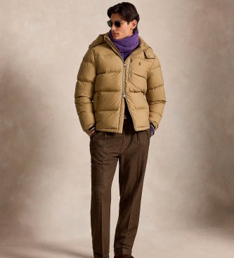 Polo Ralph Lauren Gorham beige donsjack