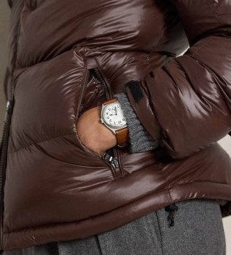 Polo Ralph Lauren Shiny brown down Gorham jacket
