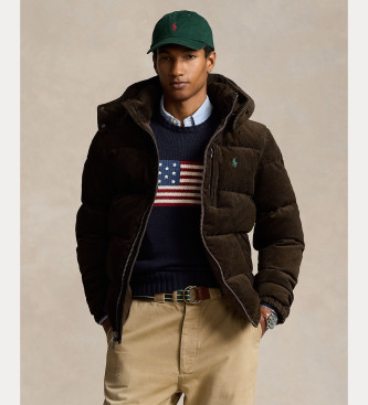 Polo Ralph Lauren Chaqueta Gorham Pana marrn