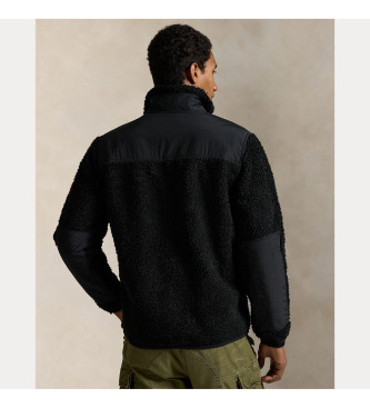 Polo Ralph Lauren Giacca ibrida con colletto alla Mao nero