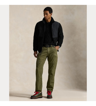 Polo Ralph Lauren Giacca ibrida con colletto alla Mao nero
