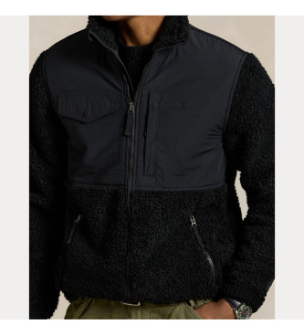 Polo Ralph Lauren Giacca ibrida con colletto alla Mao nero