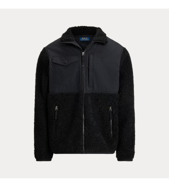 Polo Ralph Lauren Giacca ibrida con colletto alla Mao nero