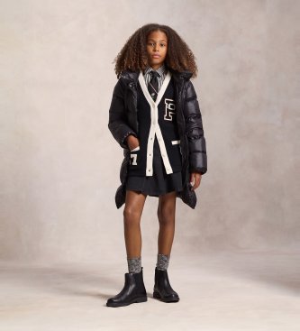 Polo Ralph Lauren Long hooded down jacket with hood