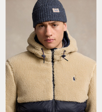 Polo Ralph Lauren Pile Terra lttviktsjacka beige, marinbl