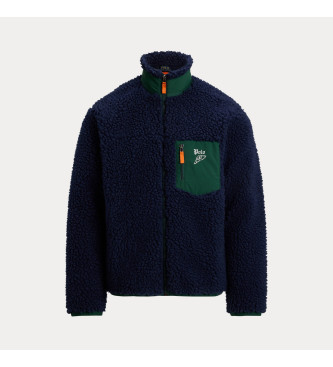 Polo Ralph Lauren Casaco polar com logtipo azul-marinho