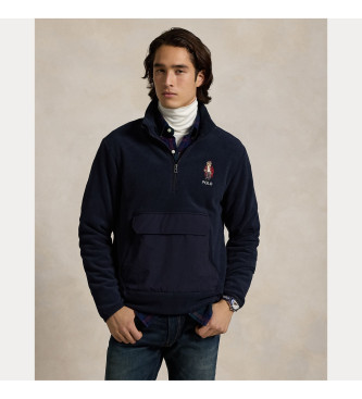 Polo Ralph Lauren Beer Fleece Hybride Polo Jas marine 