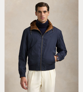 Polo Ralph Lauren Chaqueta reversible de tafetn y ante marrn