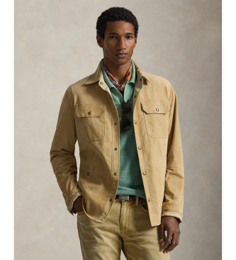 Polo Ralph Lauren Chaqueta reversible de tafet�n y ante marr�n