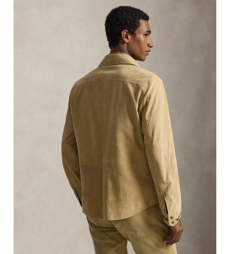 Polo Ralph Lauren Chaqueta reversible de tafet�n y ante marr�n