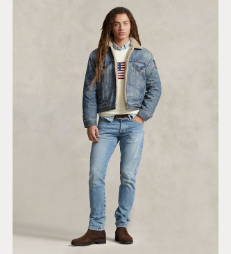 Polo Ralph Lauren Giubbotto di Jeans Rigido Blu