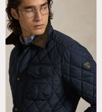 Polo Ralph Lauren Pikowana kurtka Beaton w kolorze niebieskim
