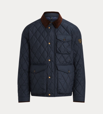 Polo Ralph Lauren Pikowana kurtka Beaton w kolorze niebieskim