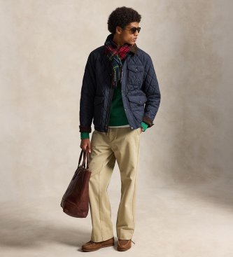 Polo Ralph Lauren Giacca The Beaton Quilted blu navy
