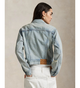 Polo Ralph Lauren Truckerjakke i bl� denim