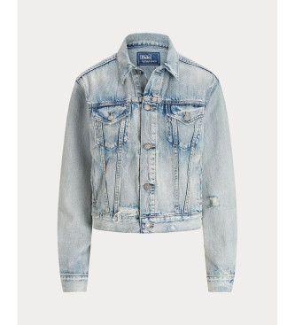 Polo Ralph Lauren Truckerjakke i bl� denim