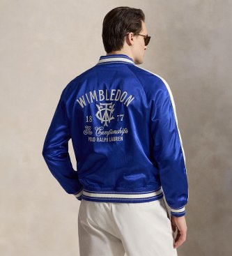 Polo Ralph Lauren Veste Wimbledon en satin bleu