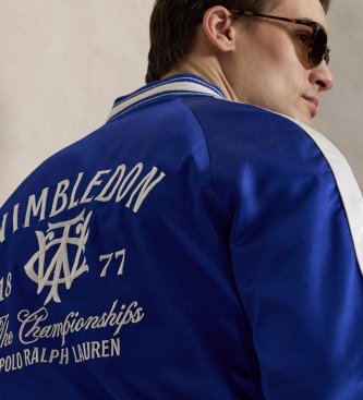 Polo Ralph Lauren Veste Wimbledon en satin bleu